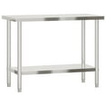 thumbnail image 5 of vidaXL Kitchen Work Table 110x55x85 cm Stainless Steel, 5 of 5