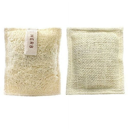 SpaLife Loofah Mitt Soap (2ct, Herbal)