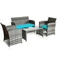 thumbnail image 6 of Patiojoy 8-Piece Outdoor Patio Furniture Set Rattan Wicker Conversation Sofa Set, 6 of 7