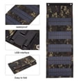 thumbnail image 4 of Foldable Solar Panel, 50W 5 Fold Phone Solar  Outdoor Portable Solar Panel  With 2 Buckles For USB Devices Camping Van RV Trip, 4 of 8