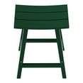 thumbnail image 7 of Florence Outdoor 24" HDPE Plastic Saddle Seat Barstool Dark Green (Set of 2), 7 of 7