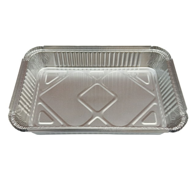 Sartenes De Aluminio Sartenes De Papel Desechables Sartenes De Papel De Aluminio Para Cocinar 5Pcs_2200ml Sunnimix bandejas de aluminio para hornear