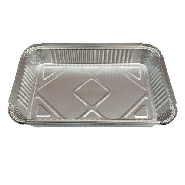 Sartenes De Aluminio Sartenes De Papel Desechables Sartenes De Papel De Aluminio Para Cocinar 5Pcs_2200ml Sunnimix bandejas de aluminio para hornear