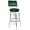 Green, variant on Richardson Seating 1957 Inspired Floridian Swivel Counter Stool-Color:Black,Quantity:1 each