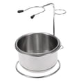thumbnail image 2 of de Herramientas de Afeitar de Hombre, Soporte de Cepillo de Afeitar de Metal + Taza de Tazón Afeitado de Jabón Salvador Shaving Stand Bowl Set, 2 of 7
