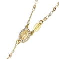thumbnail image 3 of Rosario Horoz 60cm 3 colores, chapa de oro 18K, con cruz y virgen, 3 of 5