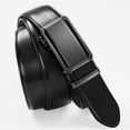 thumbnail image 4 of Men's Belt, KM Legend Leather Ratchet Dress Belt for Men, Jeans Belt with Adjustable Buckle, 44” to 46” Trim to Fit for Your Size, 4 of 6