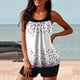 thumbnail image 2 of Traje de baño de dos piezas para mujer, trajes de baño para mujer, traje de baño de dos piezas de cintura alta, estilo conservador y moderno con estampado del Día de la Independencia para mujer., 2 of 3