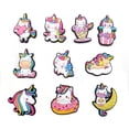 thumbnail image 1 of RV 20 Charms de Unicornio, Charms para Sandalias, Charms para Zuecos, Regalos de Navidad o Cumpleaños para Niñas y Niños Rojo Verde, 1 of 5