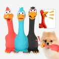 thumbnail image 2 of Rubber Squeeze Shrilling Screaming Chicken Dog Toy J1Q3, 2 of 6