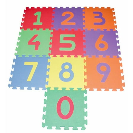 Edushape - Foam Tile Numbers, 10 pack