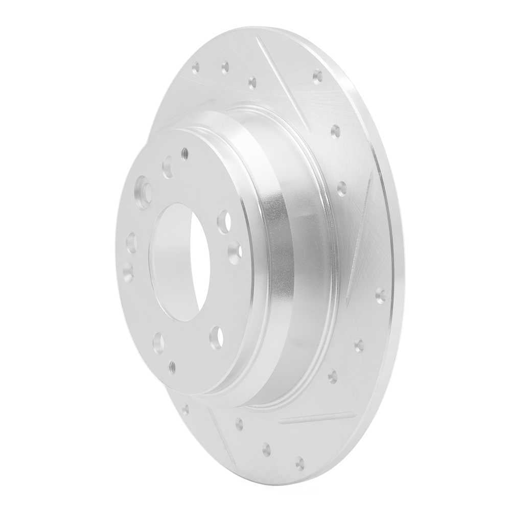 Dynamic Friction Company 631-59041R DFC Brake Rotor - Drilled And Slotted - Silver