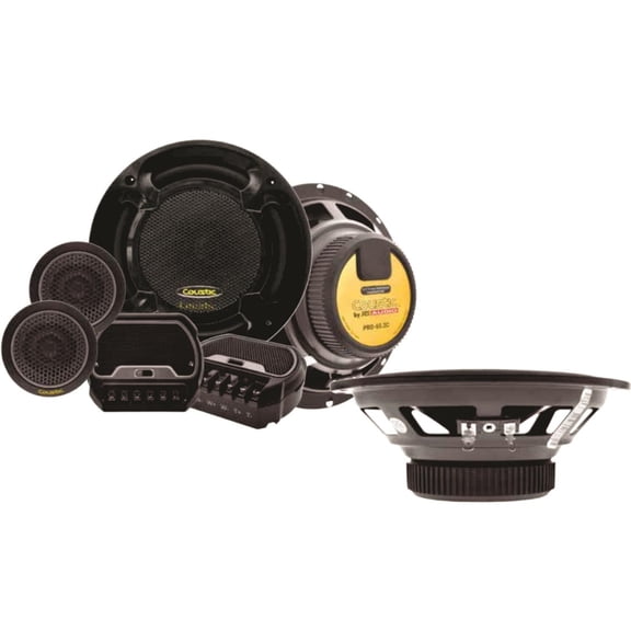SET DE MEDIOS PROFESIONALES 2 VÍAS 6.5 PULGADAS COUSTIC CHPRO-65.2C