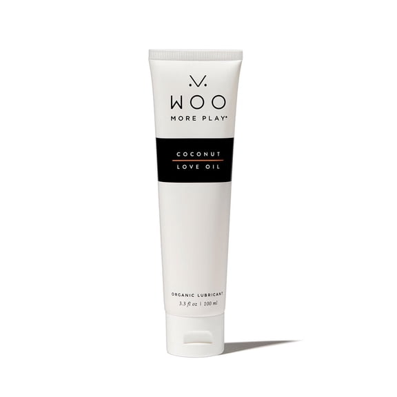 Woo More Play: Coconut Love Oil | Coconut Oil Based Lubricant | All Natural Personal Lubricant
