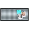 thumbnail image 2 of PinPix 30x12 Custom Cork Bulletin Board Grey - Blue Diamond Poster Board Has a Fabric Style Canvas Finish, Framed in Grey - Blue Diamond, by ArtToFrames (PinPix-227), 2 of 6