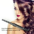 thumbnail image 2 of SDOHIG 6 in 1 Curling Iron Set, Hair Curlers Set, Curling Wands, Hair Curling Stick, Hair Curler Iron for Long and Short Hair, for Waves and Beach Curls, 2 of 8
