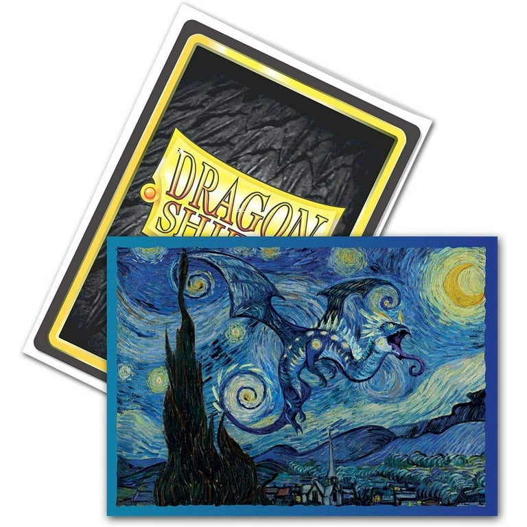 Van Gogh Starry Night 100 Dragon deals Shield Card Sleeves & Ultra Pro Alcove Deck Box