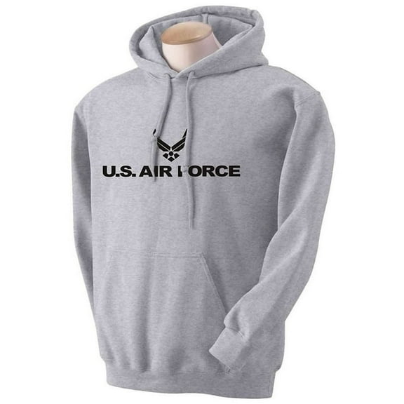 Air Force Hooded Sweatshirt in Gray