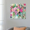 thumbnail image 2 of AatoeaX "Rose Burst" Canvas Print Aesthetic Home Decor – Perfect for Gallery Walls or Gifts,12"x16"or16"x12",Gold Frame, 2 of 4