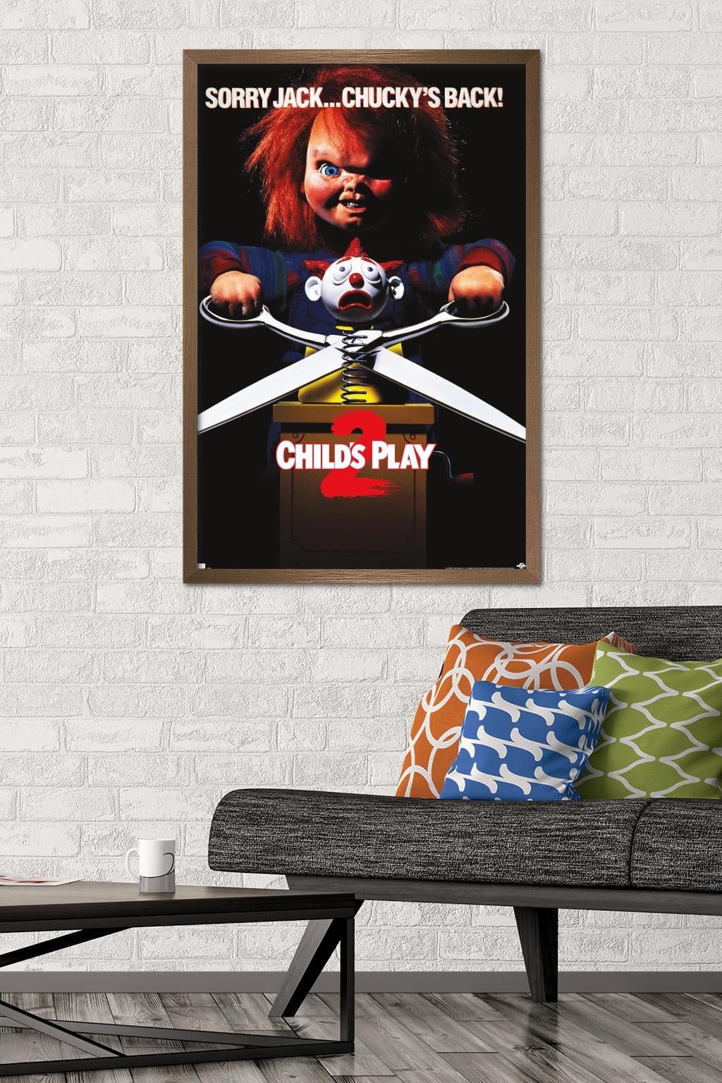 Child's Play 2 - One Sheet Wall Poster, 22.375" x 34" Framed