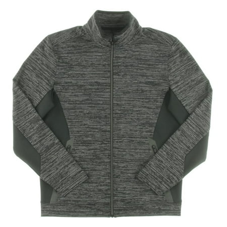 Calvin Klein Performance Mens Space Dyed Contrast Trim Athletic Jacket