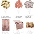 thumbnail image 3 of Sequin Table Runner Foil Curtain Ribbon Rose Gold Balloons Kit Party Decor for Wedding New Year Festival Birthday Party, 3 of 5