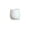 01-White, variant on Modern Ripple Pattern Flower Pot, 7 Inch Plastic Planter with Tray, White Minimalist Pot for Small Plants and Greenery