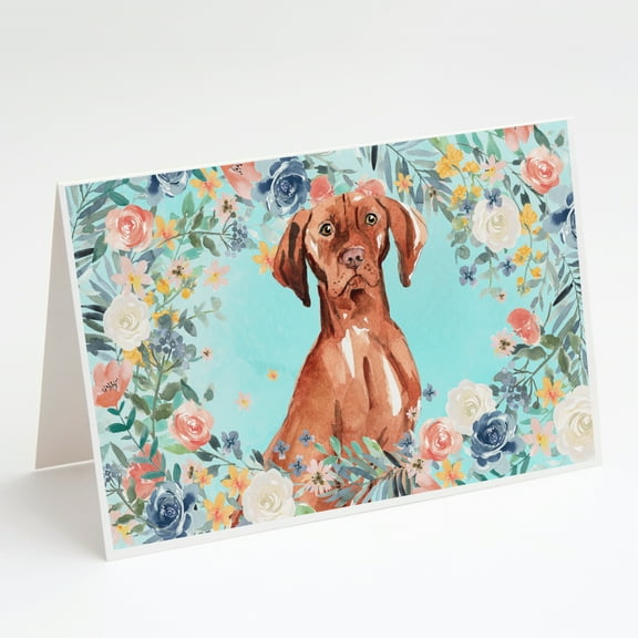 Vizsla Greeting Cards and Envelopes Pack of 8