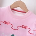 thumbnail image 3 of GYRATEDREAM Toddler Ugly Christmas Sweater Boy Girl Funny Kids Christmas Pullover Sweatshirt Warm Crewneck Winter Clothes for 4-12Y Pink, 3 of 9