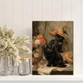 thumbnail image 2 of Blue Frog Gentleman With Hat Decorative Painting Canvas Art Print， Wall Decor for Living Room， Bedroom， Office， Study， Hallway, 2 of 8