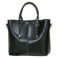 thumbnail image 1 of Bucket Bag Large Capacity Zipper Tote Handbag Crossbody Shoulder Bag for Women, 1 of 9