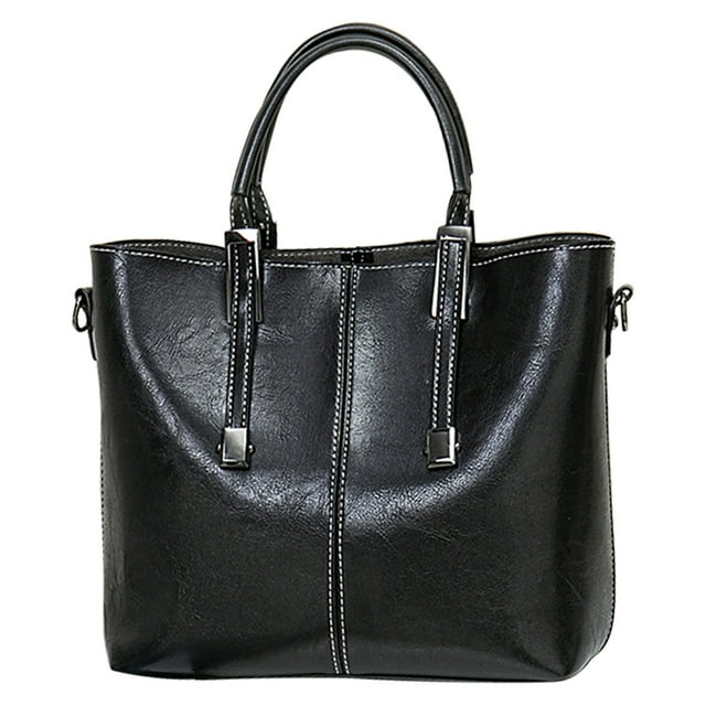Bucket Bag Large Capacity Zipper Tote Handbag Crossbody Shoulder Bag for Women