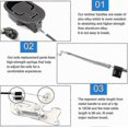 thumbnail image 3 of Adjustable Sofa Handle Replacement - 96cm Aluminum Alloy Armchair Spare Part for Recliners, 3 of 5