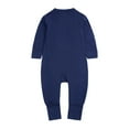 thumbnail image 3 of Girls Boys Baby Romper Suit Long Sleeve Zipper Patchwork Casual Newborn Spring and Autumn Romper 3-24M, 3 of 3
