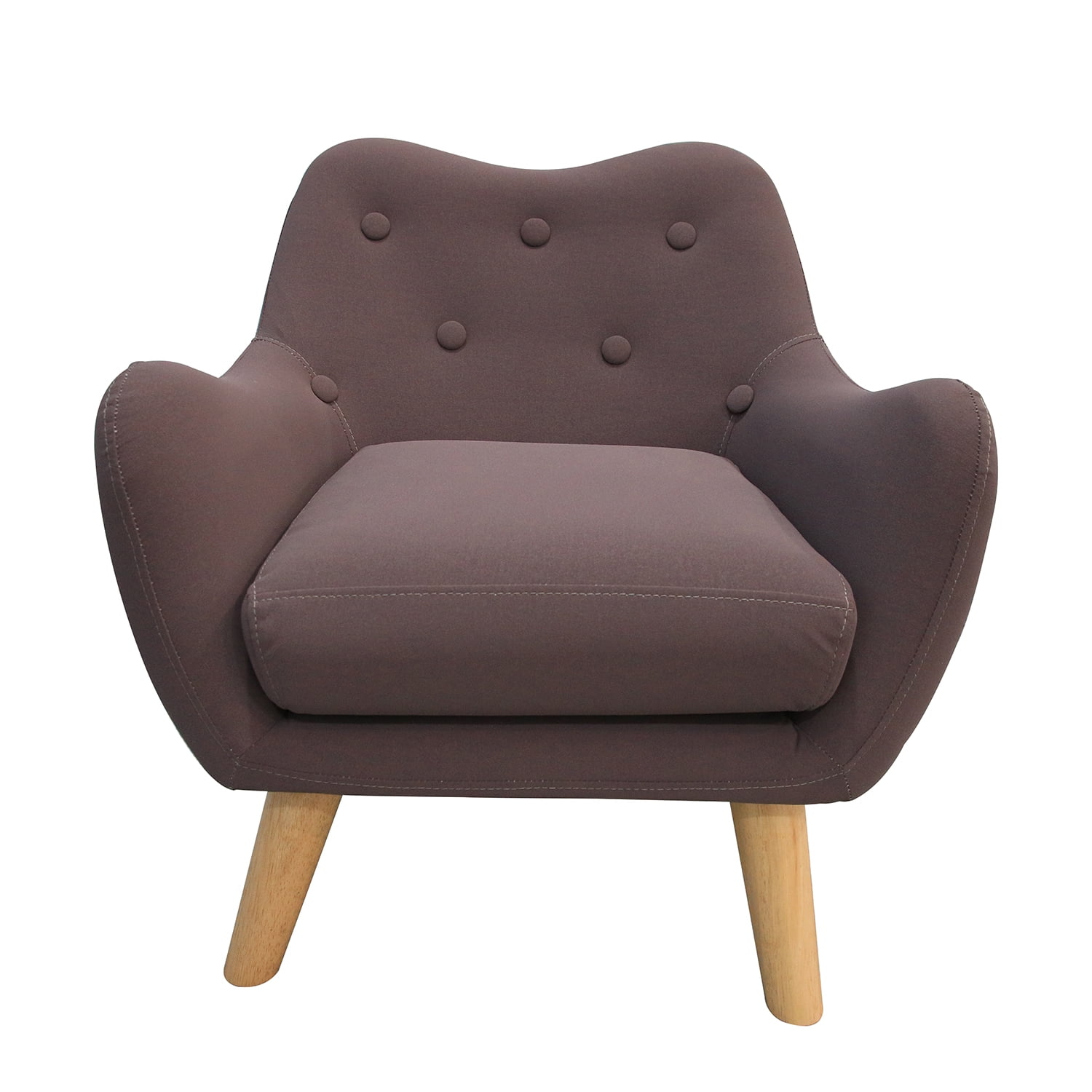Kadyn Child Accent Armchair, Fabric Single Sofa Chairs with wooden legs, Upholstered Arm Chair for kids, Purple Kadyn Child Accent Armchair, Fabric Single Sofa Chairs with wooden legs, Upholstered Arm Chair for kids, Purple