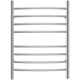 thumbnail image 3 of HEATGENE Towel Warmer 8 Bar Plug-in Curved Bath Towel Heater Towel Warmer for Bathroom Plug-in Drying Rack Brushed, 3 of 6