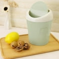 thumbnail image 6 of PRAETER Mini Plastic Wave cover Countertop Kitchen Desktop Mini Wastebasket Desk Organizer Household Supplies Small trash can, 6 of 9