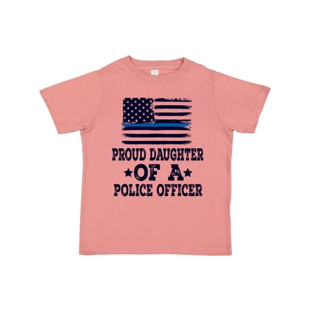 

Inktastic Police Officer Proud Daughter Gift Toddler Toddler Girl T-Shirt