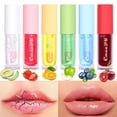 thumbnail image 2 of Bálsamo labial con sabor a fresa y cereza que cambia de color, natural, duradero, hidratante, reduce las líneas de los labios, gelatina para dar volumen a los labios, 2 of 6