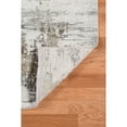 thumbnail image 3 of Carved Abstract Ivory Gray Abstract Area Rug 4'11"x7'6", 3 of 7