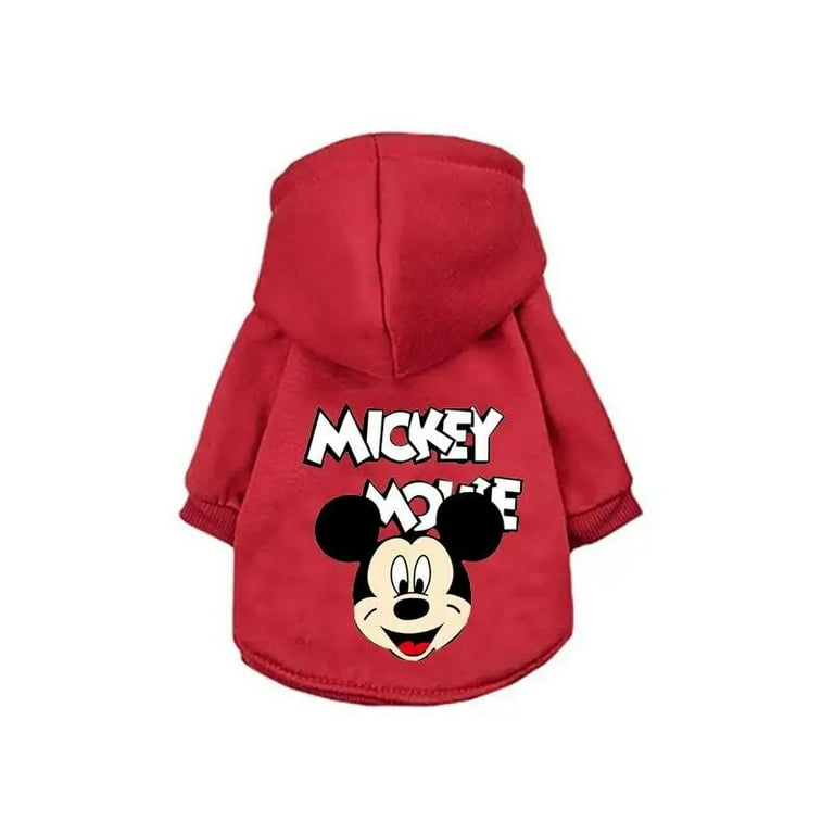 Disney Winter Pet Dog Clothes Cute Mickey Minnie dogs hoodies Walmart
