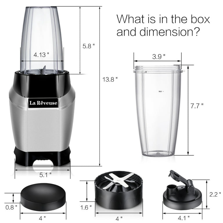 La Reveuse Countertop Blender - Making Shakes and Smoothies 600