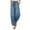 Light Blue, variant on Women's Wide Leg Jeans Casual Drawstring Elastic Waist Baggy Vintage Denim Pants