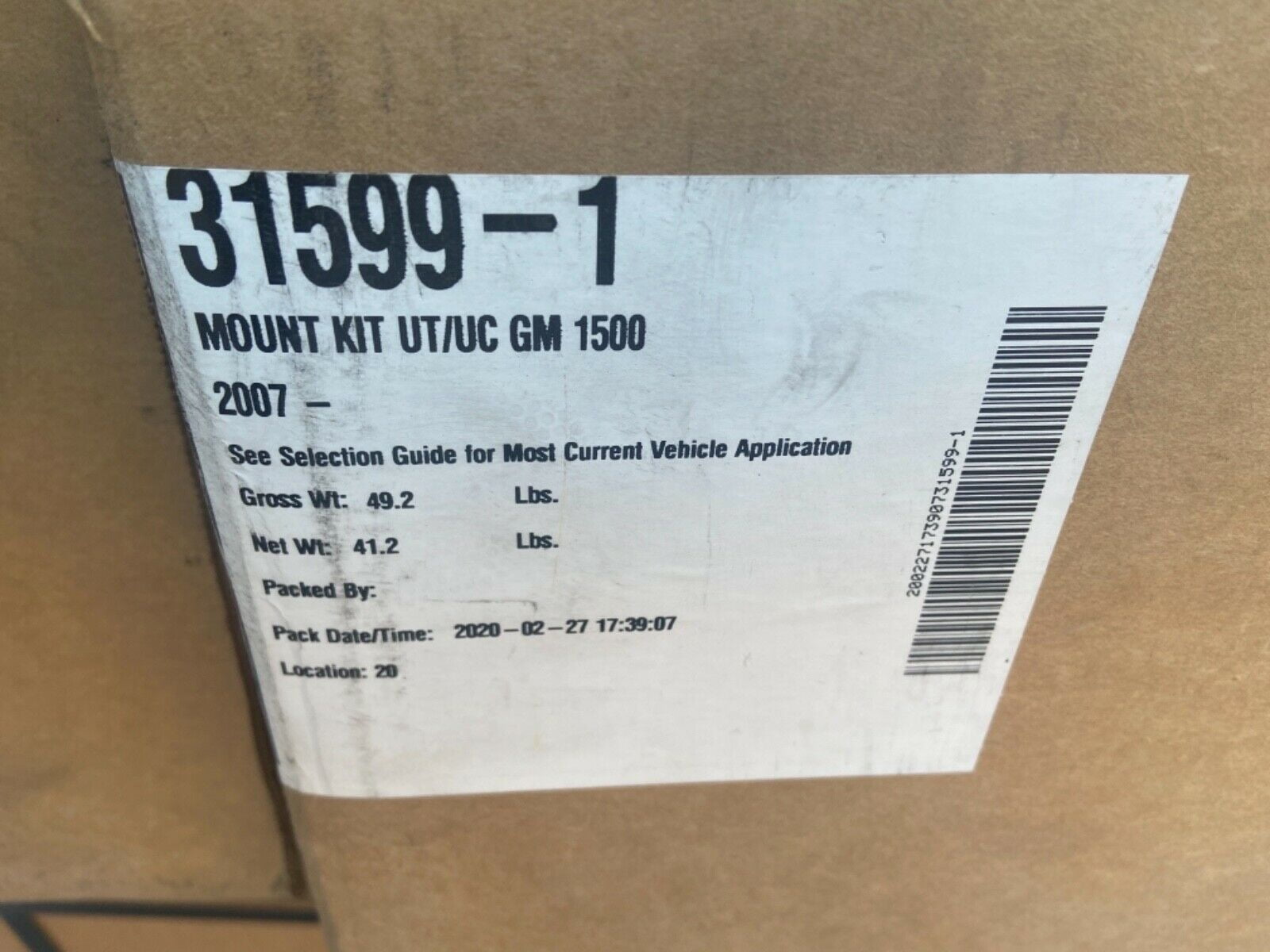 NEW Western Plow Mount 315991, 0719 Chevy GMC 1500