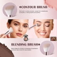 thumbnail image 3 of Brocha de maquillaje ACMEBEAUTY de doble punta, suave para rubor tipo kabuki, 3 of 7
