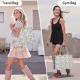 thumbnail image 6 of Large Capacity Tote Bag,White Halloween Skull Pumpkin Pattern Handbag Fashion Luxury Tote Bag,15.7"x13"x 5.1" Inches,Laptop Compatible, 6 of 6