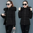thumbnail image 6 of Arnsht Womens Winter Coats Quilted Thicken Warm Puffer Ski Jacket Faux Furry Lined Hooded Waterproof Outdoor Comfy Down Jackets Black XXL, 6 of 7
