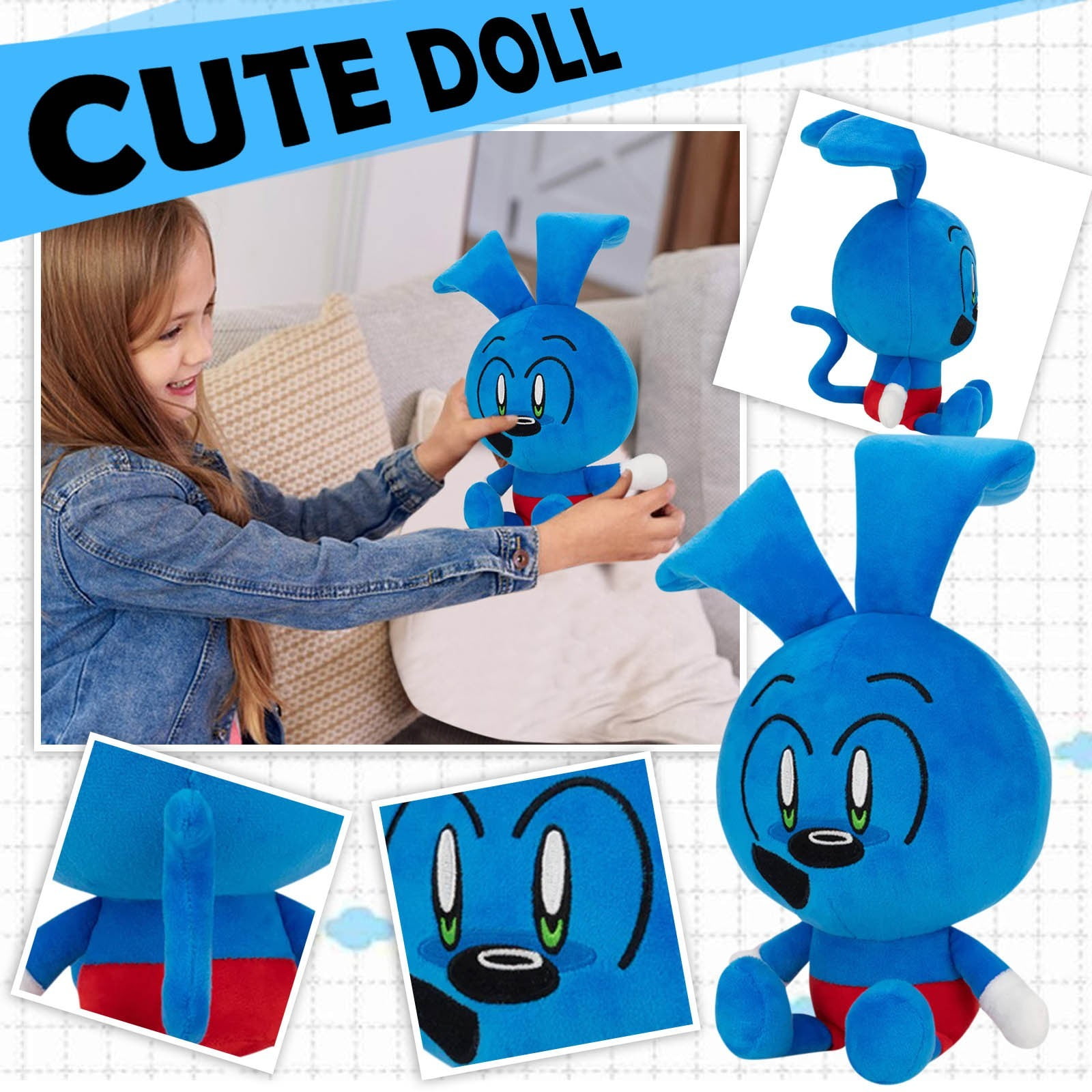 Limited Edition Clay the Claymore Stuffed Toy, 7.87