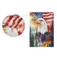 thumbnail image 4 of Wobogo American Flag Eagle Tree Garden Flag 28×40 Inch Double Sided For Outdoor Yard Decoration, 4 of 6