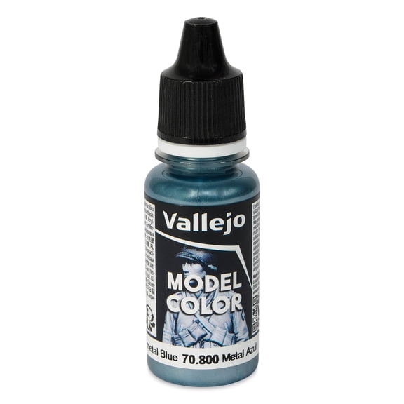 Vallejo Acrylic Model Color Paint - Gunmetal Blue, 18 ml